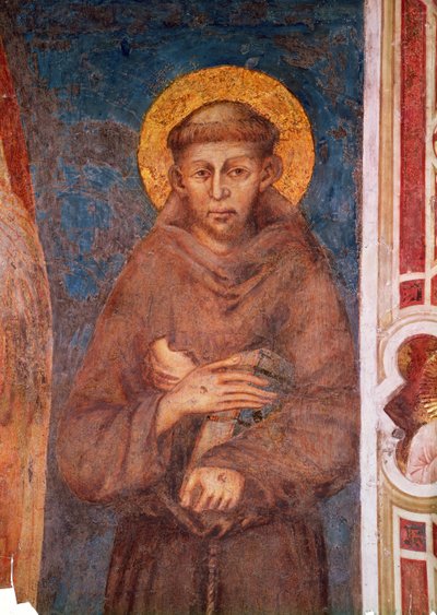 St. Francis (detail) by Giovanni Cimabue
